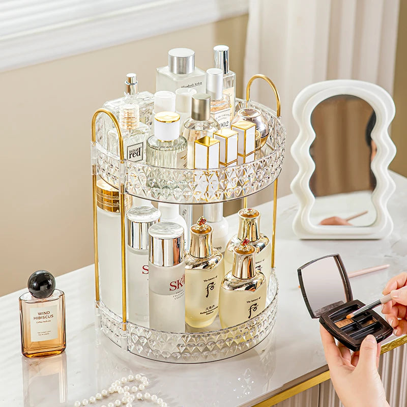 Organisateur cosmétique a rotation 360 degré
