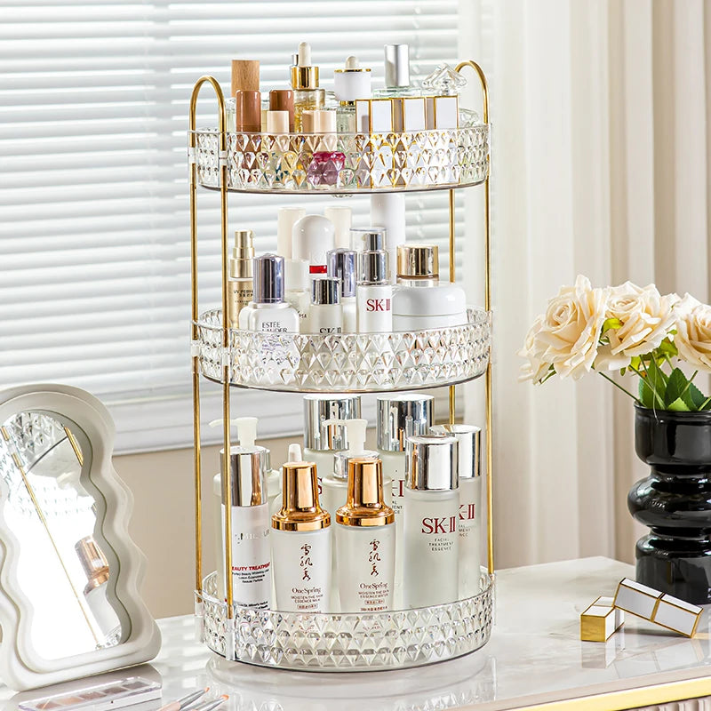 Organisateur cosmétique a rotation 360 degré