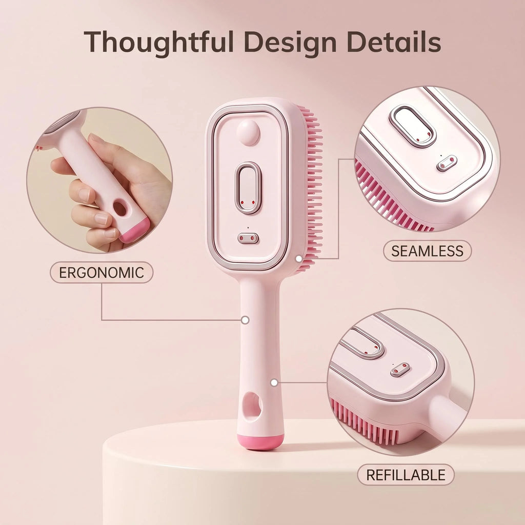 Brosse Électrique à Brume Hydratante