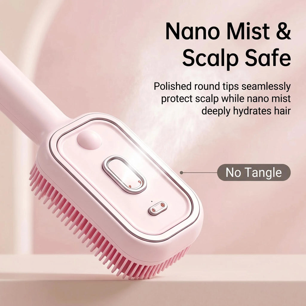 Brosse Électrique à Brume Hydratante