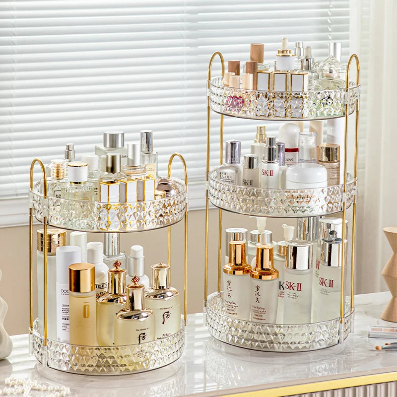 Organisateur cosmétique a rotation 360 degré